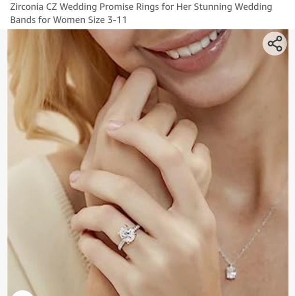 Beautiful CZ 3 carat Ring 💍 - Picture 2 of 4